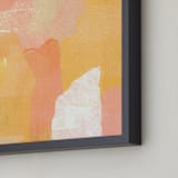 "Lazy Day" - Art Print in Golden Blush by Carrie ONeal - Frame Close-up