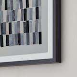 "tonality III" - Art Print in Slate by Sara Hicks Malone - Frame Close-up