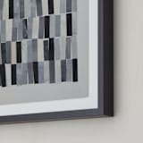 "tonality III" - Art Print in Slate by Sara Hicks Malone - Frame Close-up