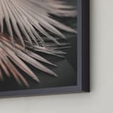 "Copper Ferns 1" - Art Print in Shimmering Copper by Alicia Abla - Frame Close-up