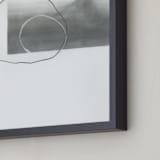 "Abstract drawings I" - Art Print in White by Kirsta Benedetti - Frame Close-up