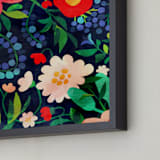 "Summer Flowers" - Art Print in Bouquet by Mojca Dolinar - Frame Close-up