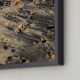 "Black Sand III" - Art Print in Onyx by Karly Rose Sahr - Frame Close-up