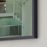"Minty Poolhouse" - Art Print in Minty by C. Lorraine Design - Frame Close-up