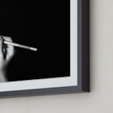 "Create II" - Art Print in Black Ink by Kaitie Bryant - Frame Close-up