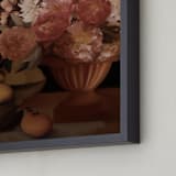 "Harmony in Abundance" - Art Print in Rose by Jenna Holcomb - Frame Close-up