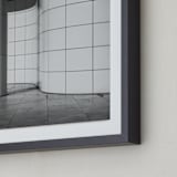 "Curves and Squares 2" - Art Print in Black & White by lulu and isabelle - Frame Close-up