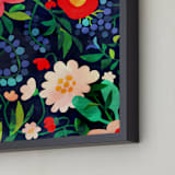 "Summer Flowers" - Art Print in Bouquet by Mojca Dolinar - Frame Close-up