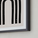 "Arcs I" - Art Print in Blush by Iveta Angelova - Frame Close-up