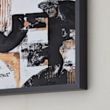 "Which Way? -Right" - Art Print in sienna sun by Harriet Spivack - Frame Close-up