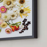 "Bloom Baby Bloom" - Art Print in Classic Rose by Theresa Bear - Frame Close-up