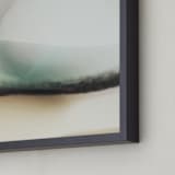 "Trade Winds" - Art Print in Teal by Karen Kardatzke - Frame Close-up