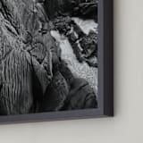 "Ancient rocks" - Art Print in Black&White by Lucia Coppola - Frame Close-up