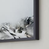 "Shroud" - Art Print in Fog by Heather Deffense - Frame Close-up