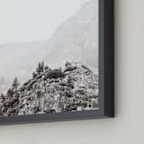 "Little Island" - Art Print in Stone by Jamie Lollback - Frame Close-up