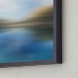 "Alpine Daydreams" - Art Print in Glacial Blue by Karen Kaul - Frame Close-up