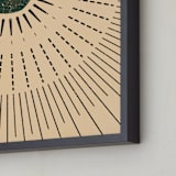"This Side of the Equator I" - Art Print in Daytime by ThirtyOne Illustrations - Frame Close-up