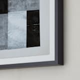 "tonality IV" - Art Print in Slate by Sara Hicks Malone - Frame Close-up