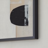"Magnetic Fit 2" - Art Print in Pale Sand Beige by Alisa Galitsyna - Frame Close-up