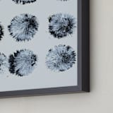 "they hold the snow" - Art Print in Ice by bari wieselman schulman - Frame Close-up