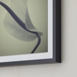 "My Love for Calla #1" - Art Print in dark beige by M.E.Segantini - Frame Close-up