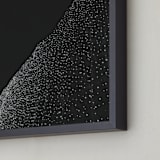 "Galaxy" - Art Print in Midnight by Lying on the grass - Frame Close-up