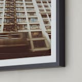 "The L" - Art Print in Alabaster by Kamala Nahas - Frame Close-up