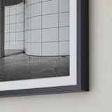 "Curves and Squares 2" - Art Print in Black & White by lulu and isabelle - Frame Close-up
