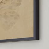 "Vintage Mariposa II" - Art Print in Vintage Ivory by jinseikou - Frame Close-up