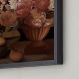 "Harmony in Abundance" - Art Print in Rose by Jenna Holcomb - Frame Close-up