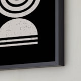 "Rituals II" - Art Print in Obsidian by Iveta Angelova - Frame Close-up