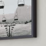 "Lift" - Art Print in Steel by Ellen Schlegelmilch - Frame Close-up