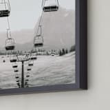 "Lift" - Art Print in Steel by Ellen Schlegelmilch - Frame Close-up