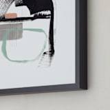 "Untitled 4" - Art Print in Black and White by Jaime Derringer - Frame Close-up