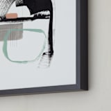 "Untitled 4" - Art Print in Black and White by Jaime Derringer - Frame Close-up