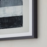 "tonality II" - Art Print in Slate by Sara Hicks Malone - Frame Close-up