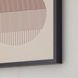 "Soleil" - Art Print in Brick by Fresh Letter Studio - Frame Close-up