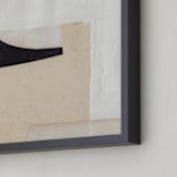 "Magnetic Fit 1" - Art Print in Pale Sand Beige by Alisa Galitsyna - Frame Close-up