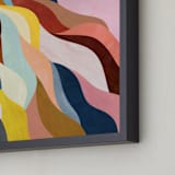 "Natural Fluctuation I" - Art Print in Dusty Rose by melanie mikecz - Frame Close-up