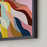 "Natural Fluctuation I" - Art Print in Dusty Rose by melanie mikecz - Frame Close-up