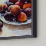 "Summer Plums" - Art Print in Plum by Wendy Keller - Frame Close-up