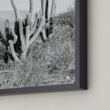 "Strong-willed" - Art Print in Black & white by Eliane Lamb - Frame Close-up