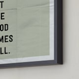 "let the good times roll" - Art Print in stone by Morgan Kendall - Frame Close-up