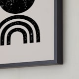 "Rituals I" - Art Print in Obsidian by Iveta Angelova - Frame Close-up