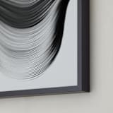 "Aligned" - Art Print in Onyx by Shannon Kohn - Frame Close-up