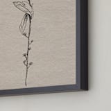 "Dancing Branches" - Art Print in Brown Paper by Andrea Rose - Frame Close-up