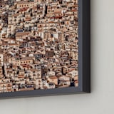 "Little Town" - Art Print in Mild Contrast by David Michuki - Frame Close-up
