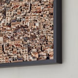 "Little Town" - Art Print in Mild Contrast by David Michuki - Frame Close-up