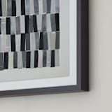 "tonality I" - Art Print in Slate by Sara Hicks Malone - Frame Close-up