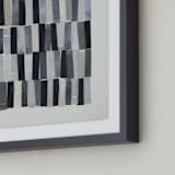 "tonality I" - Art Print in Slate by Sara Hicks Malone - Frame Close-up